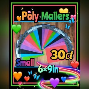 Poly mailers 6×9in (30ct)